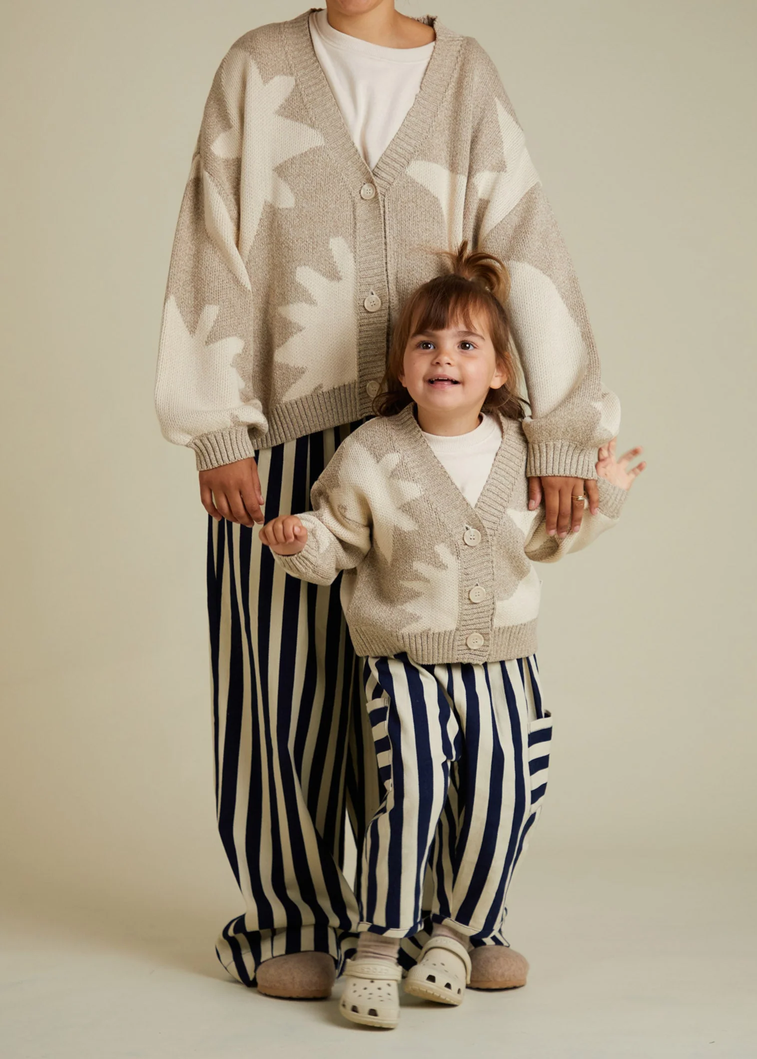 Abstract Neutral Moon Star Cardigan - Image 5