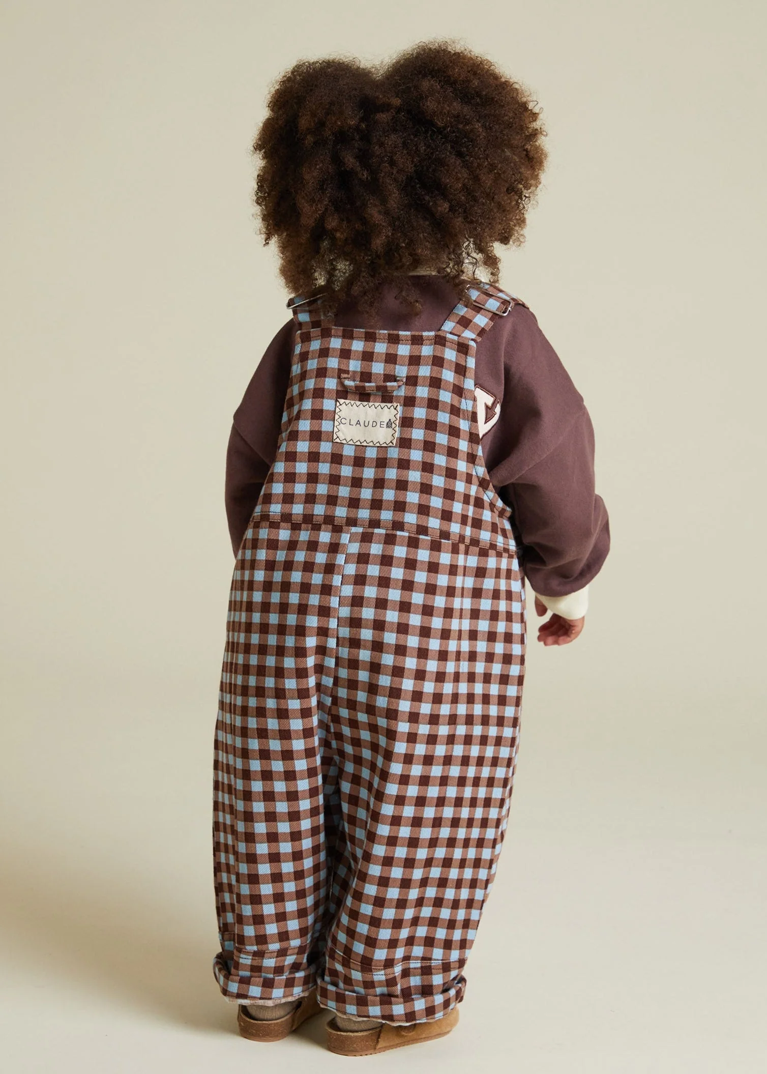August Sky Gingham Dungaree - Image 5