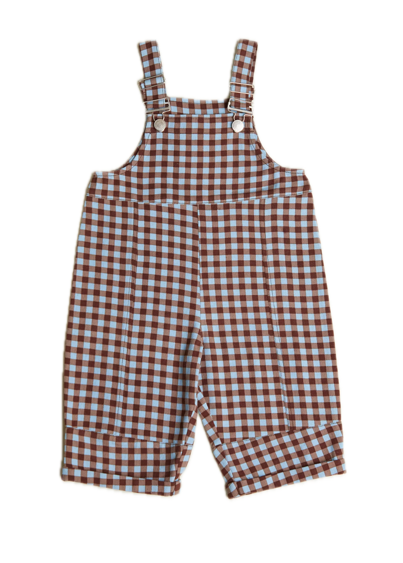 August Sky Gingham Dungaree - Image 6