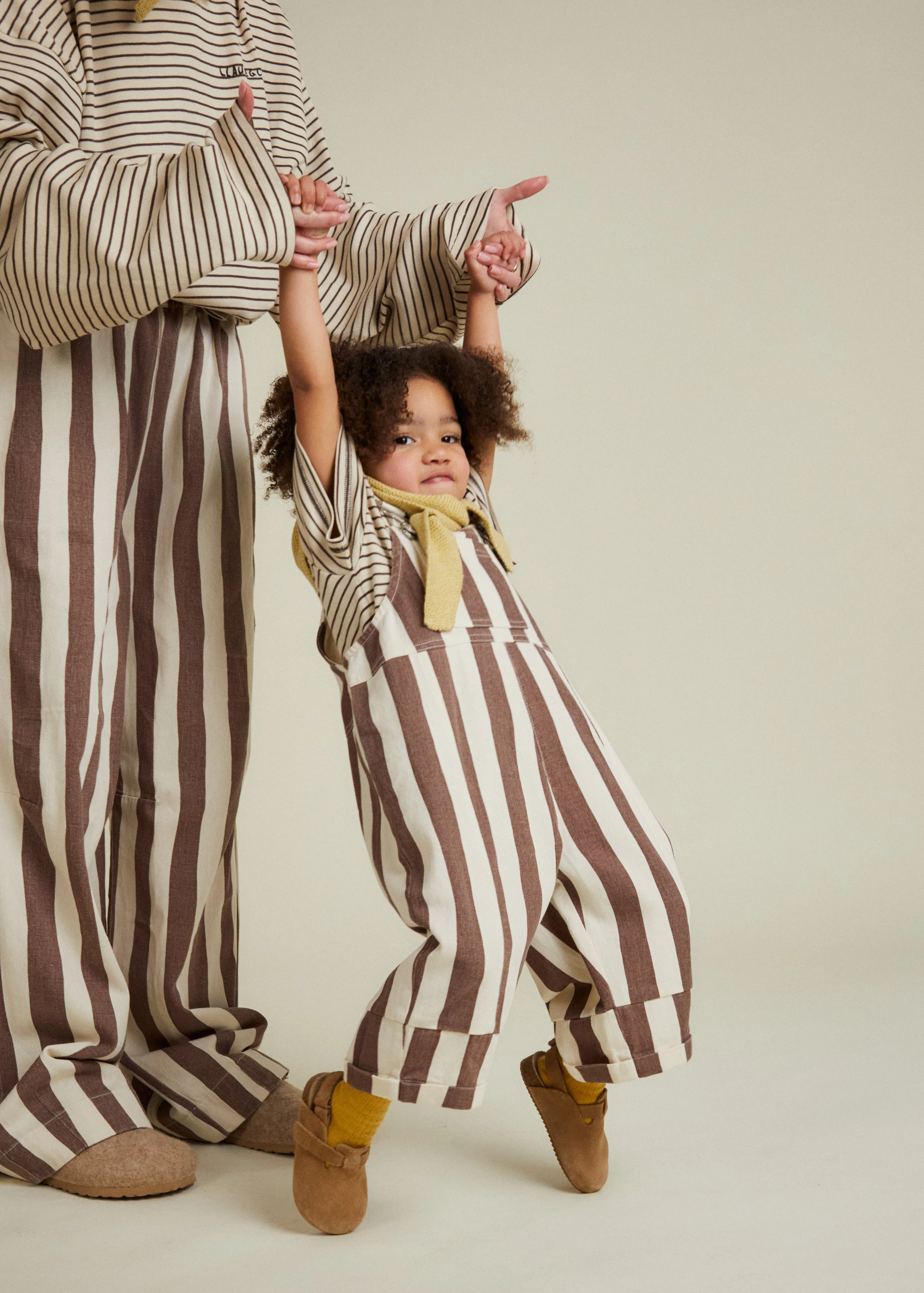 Blythe Choc Stripe Dungaree - Image 7