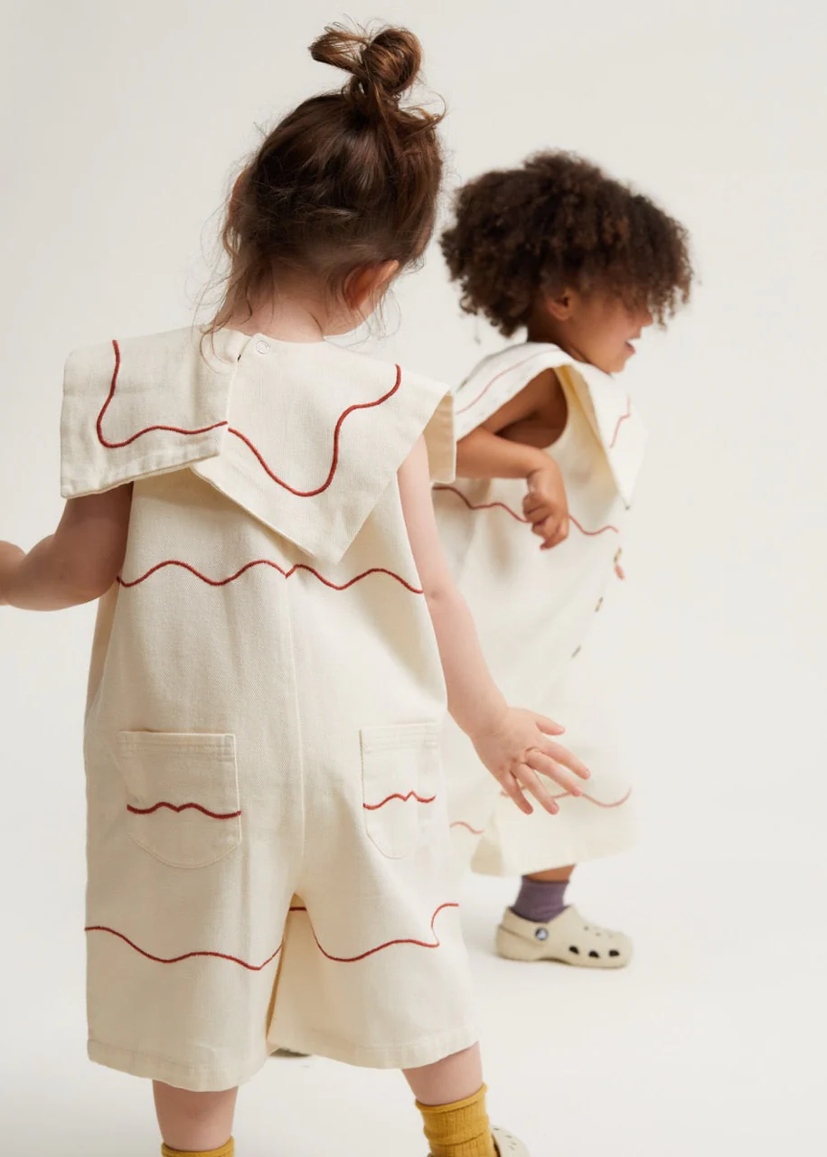 Cali Vanilla Ripple Collar Overall - Image 11