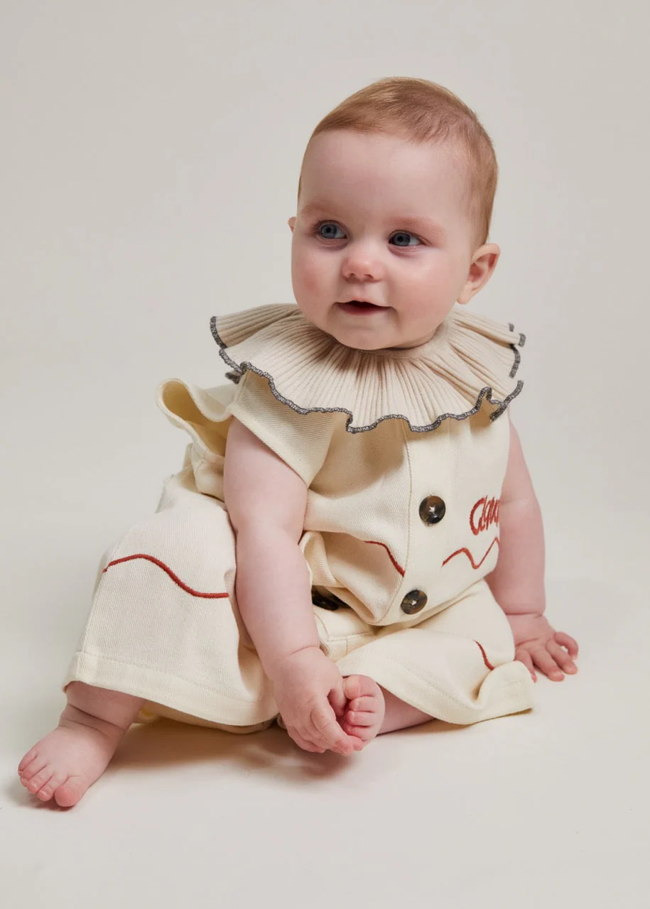 Cali Vanilla Ripple Collar Overall - Image 12