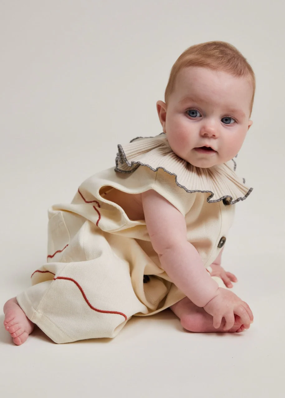 Cali Vanilla Ripple Collar Overall - Image 13