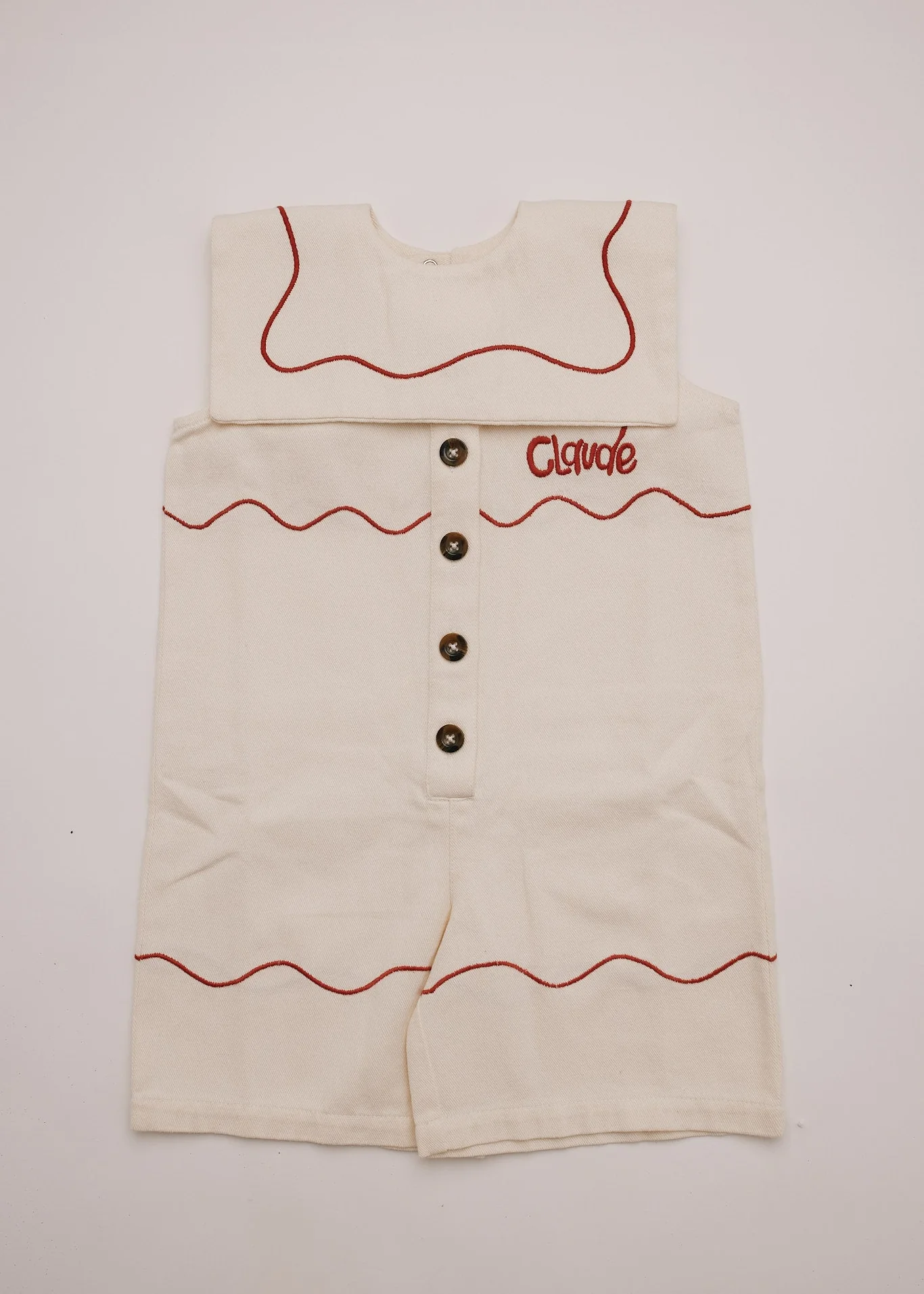 Cali Vanilla Ripple Collar Overall - Image 14