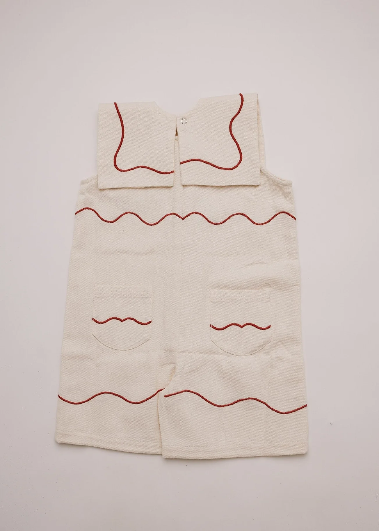 Cali Vanilla Ripple Collar Overall - Image 15
