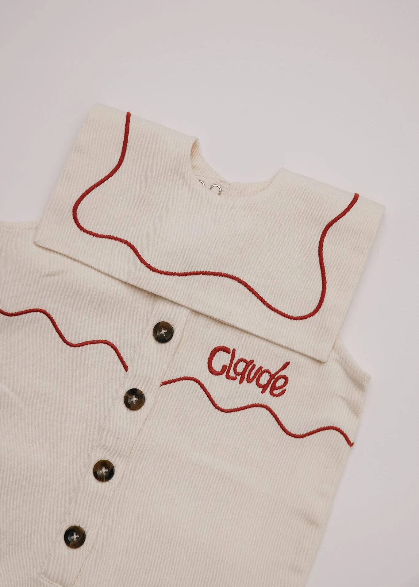 Cali Vanilla Ripple Collar Overall - Image 16