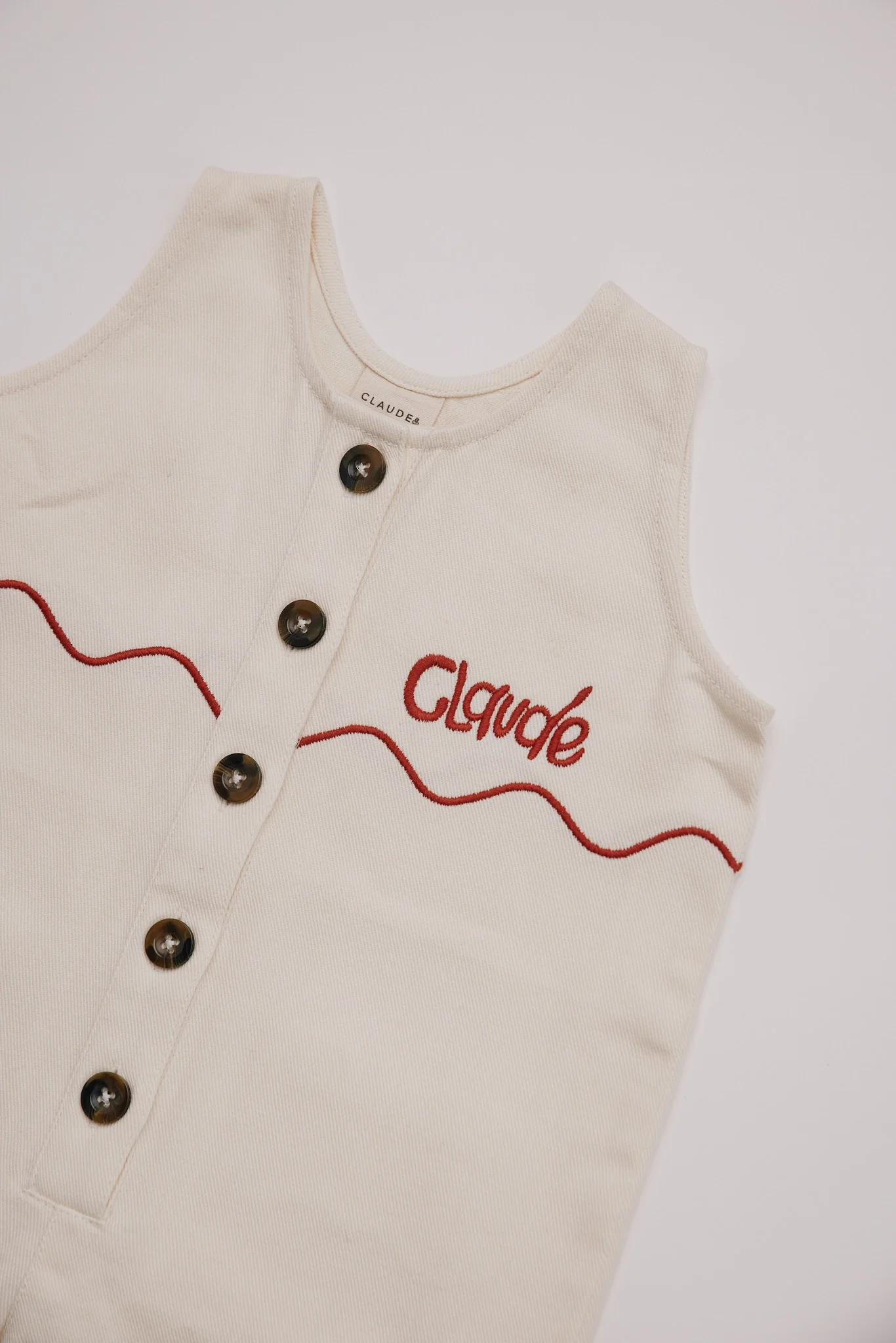 Cali Vanilla Ripple Collar Overall - Image 17