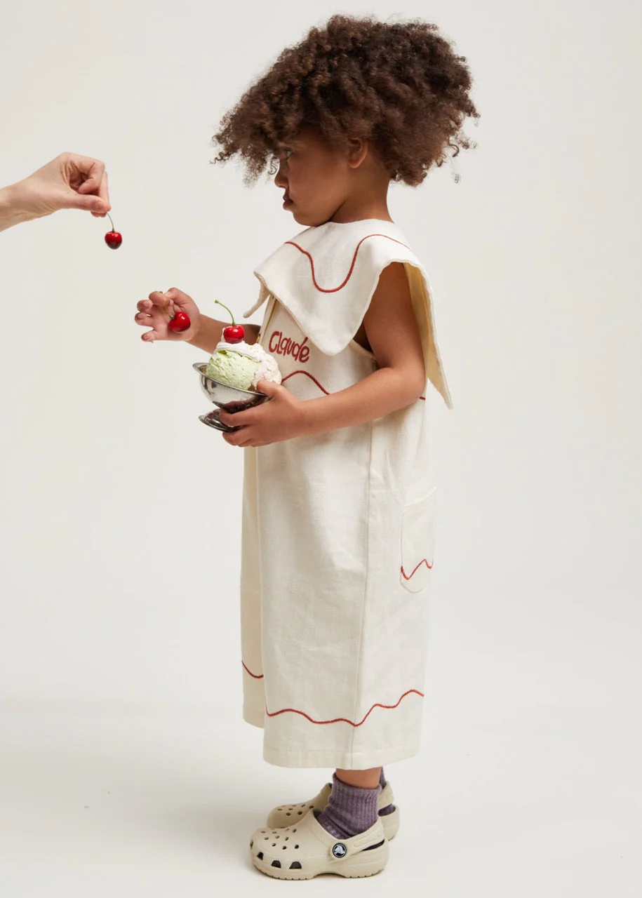 Cali Vanilla Ripple Collar Overall - Image 5