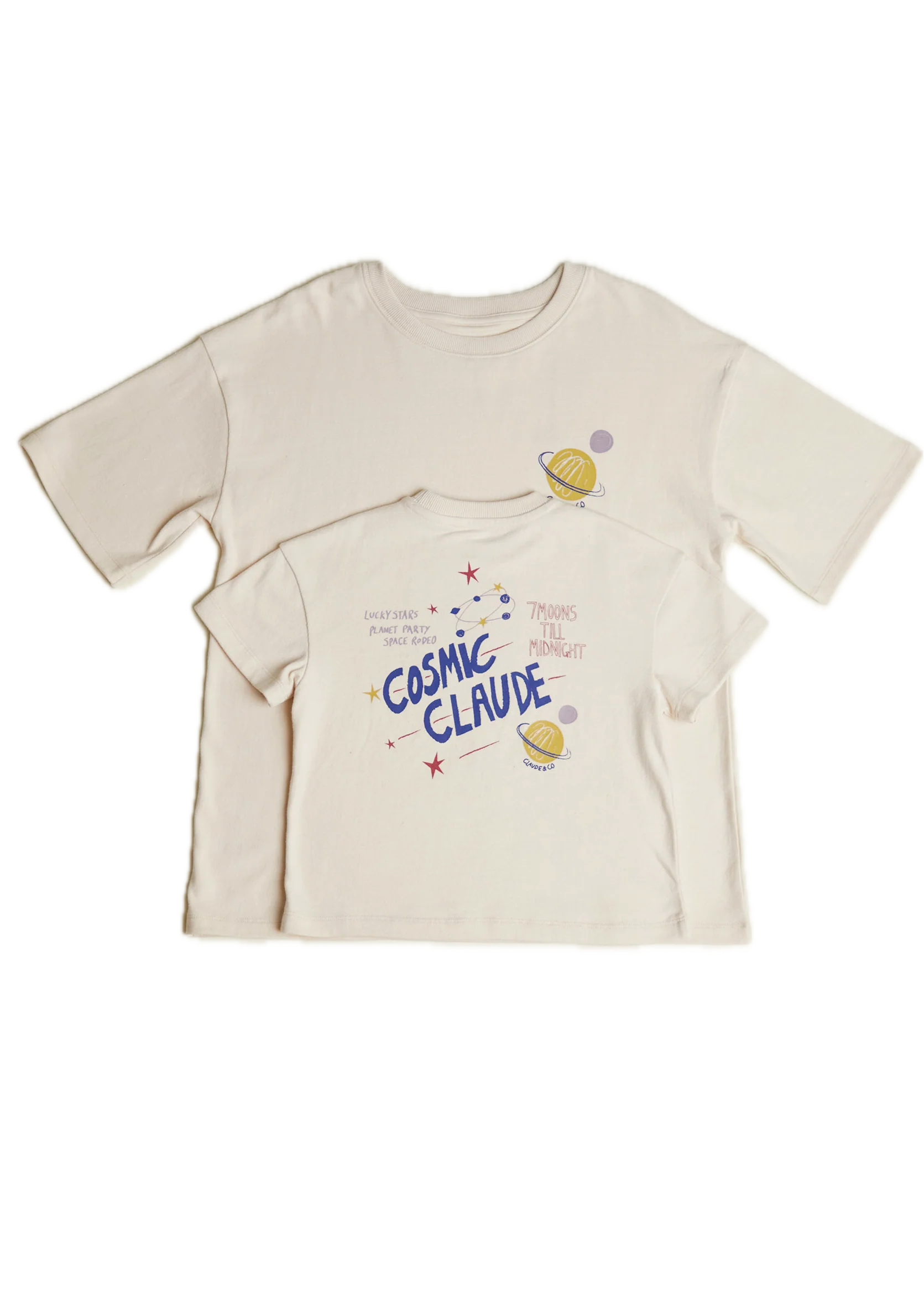 Cosmic Claude Tee Adult - Image 3