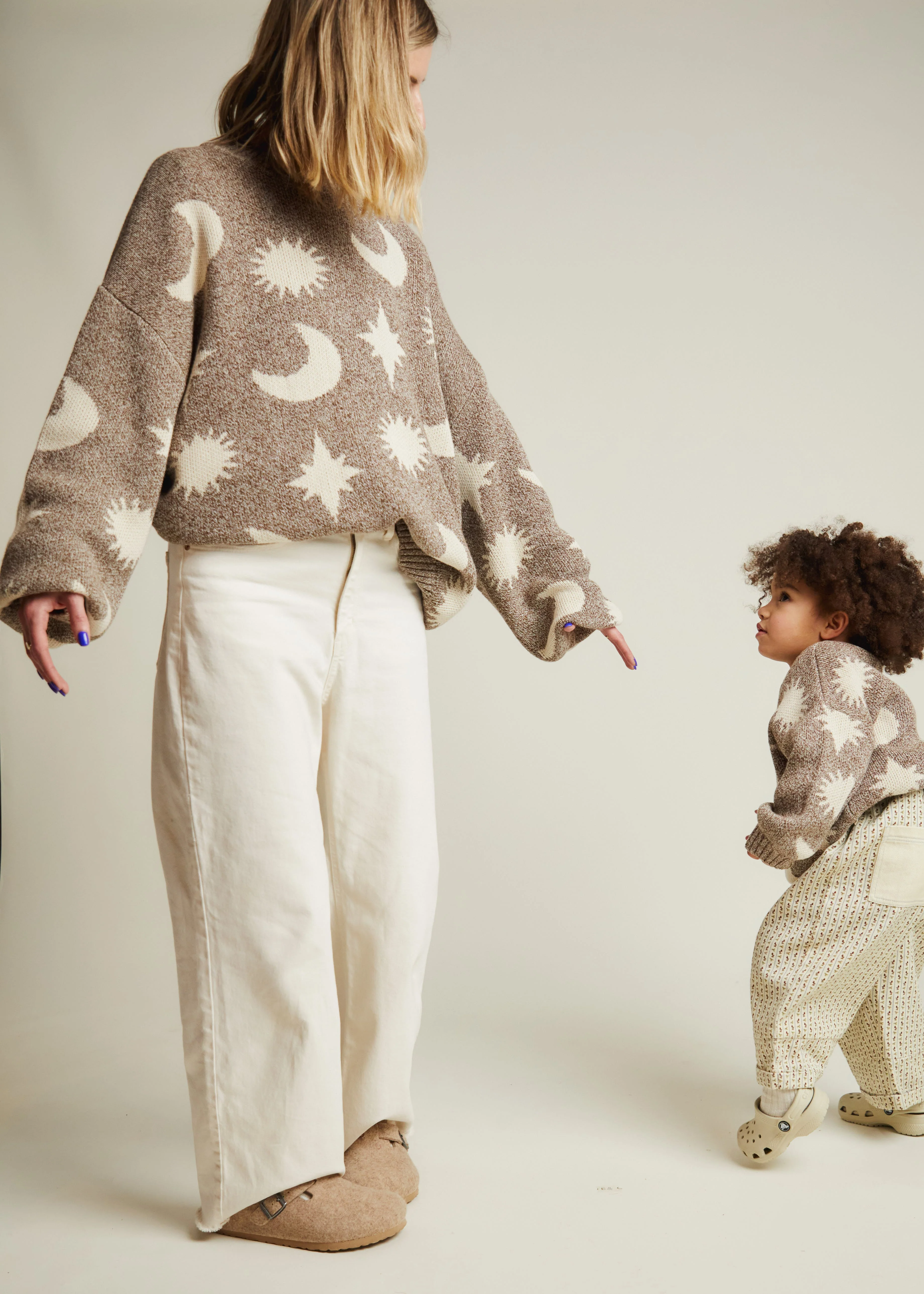 Cozmo Mushroom Moon Star Sweater Adult