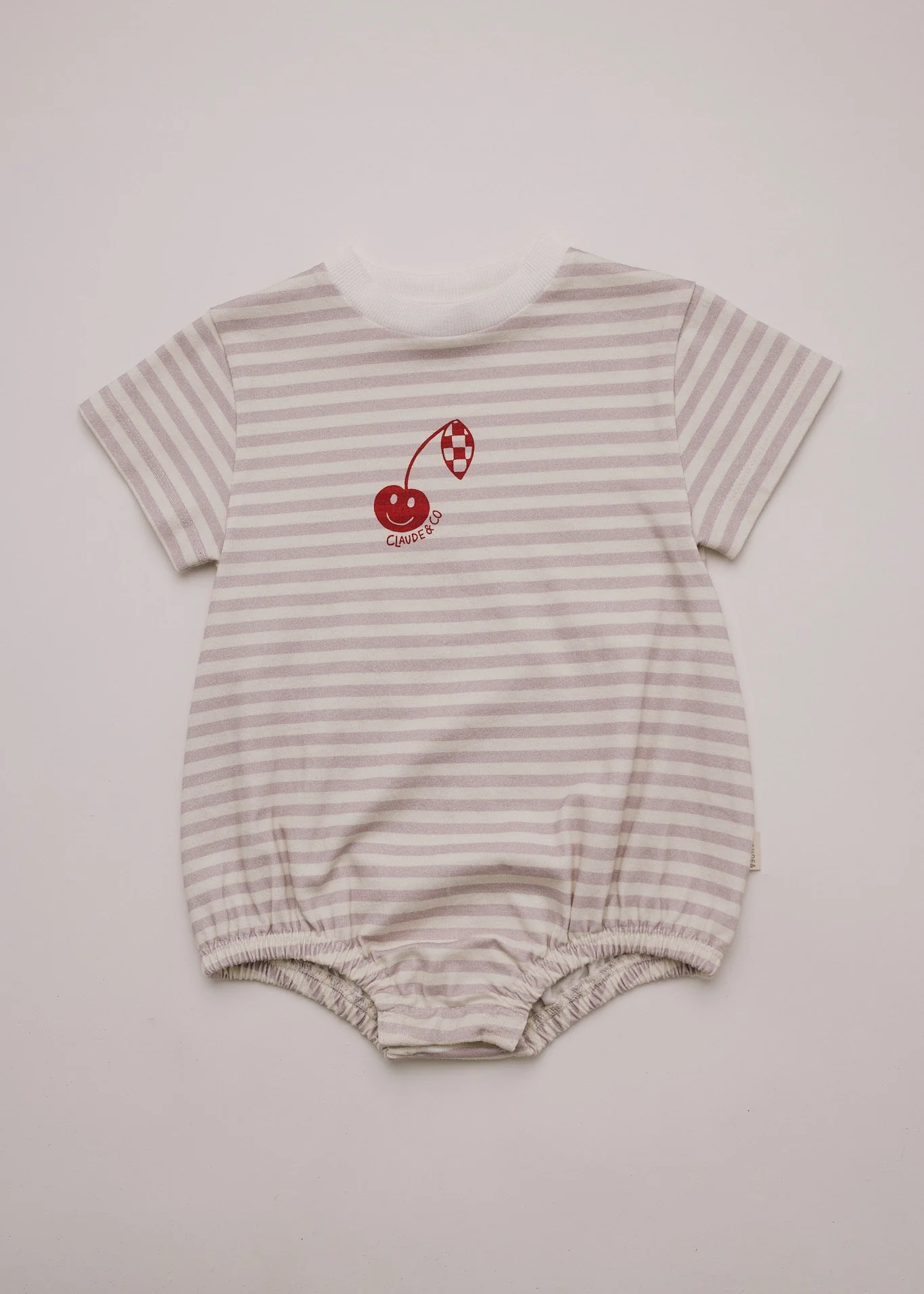 Devon Lilac Stripe Romper - Image 7