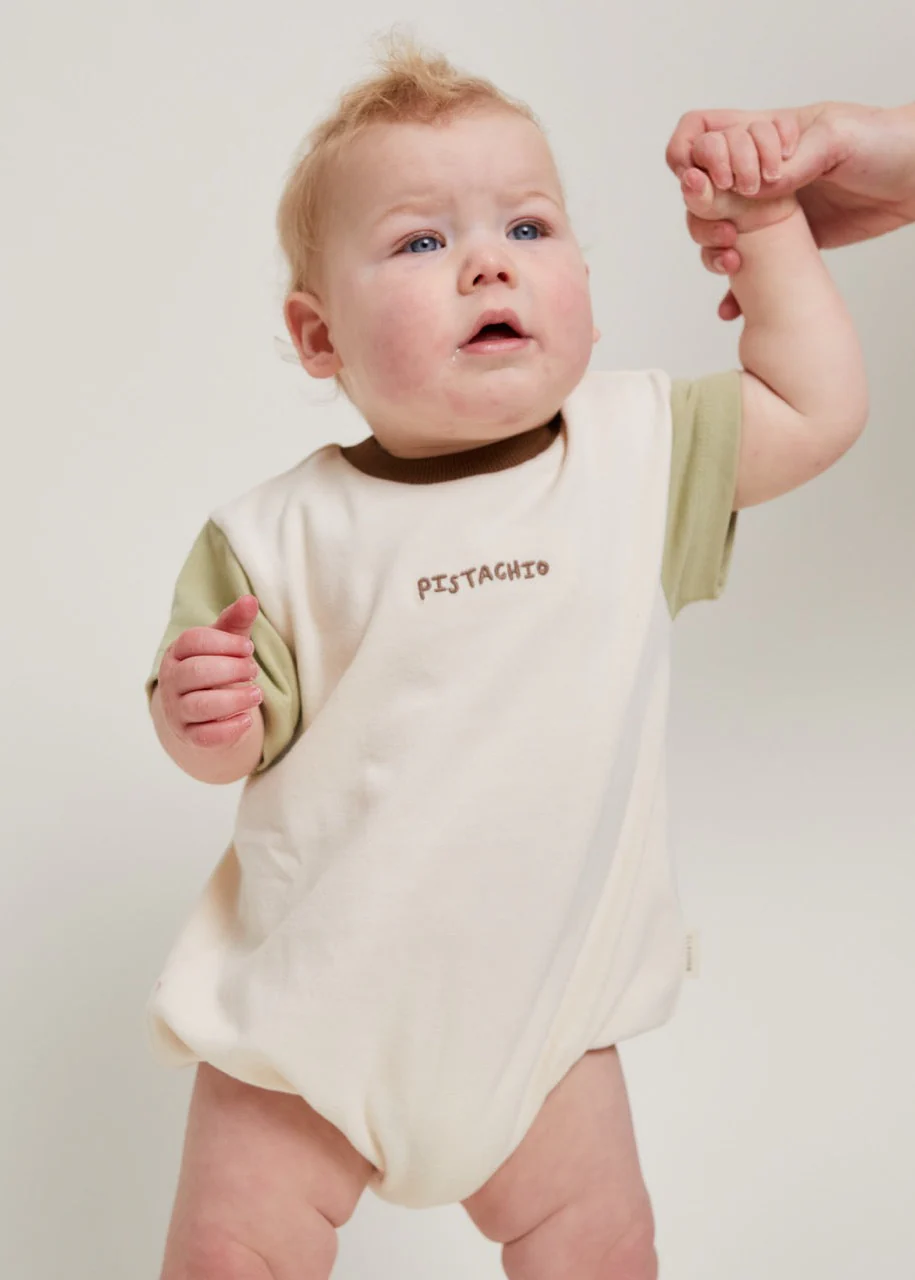 Devon Pistachio Romper - Image 5