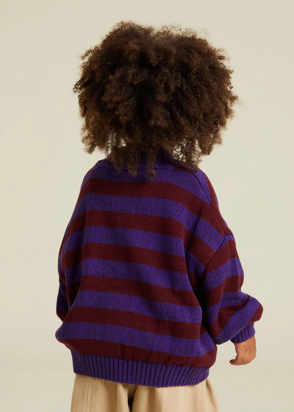 Eben Purple Stripe Cardigan - Image 4