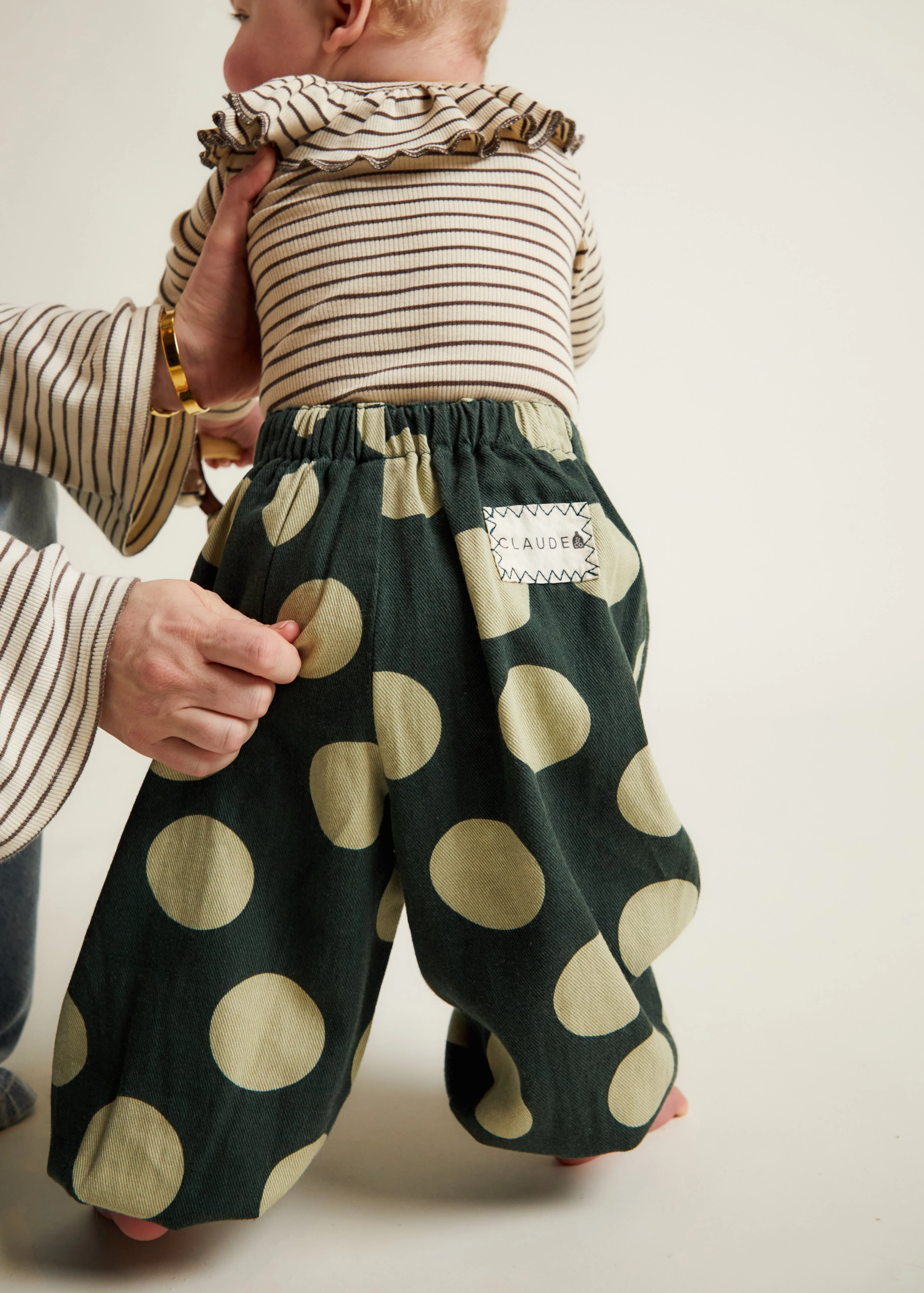 Murphy Kale Polka Balloon Trouser - Image 11
