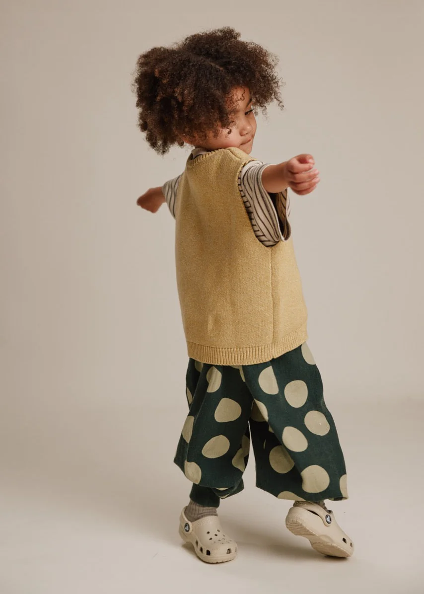 Murphy Kale Polka Balloon Trouser - Image 6