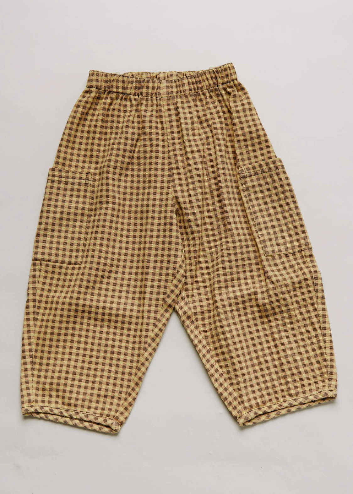 Emerson Ochre Gingham Trouser - Image 5
