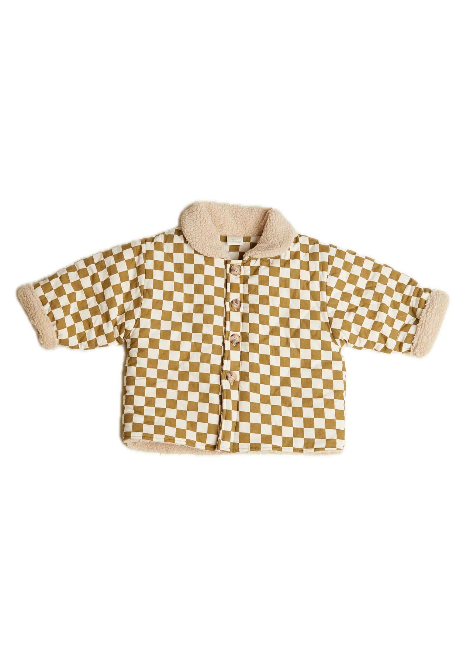 Emery Coco Checkerboard Coat - Image 5