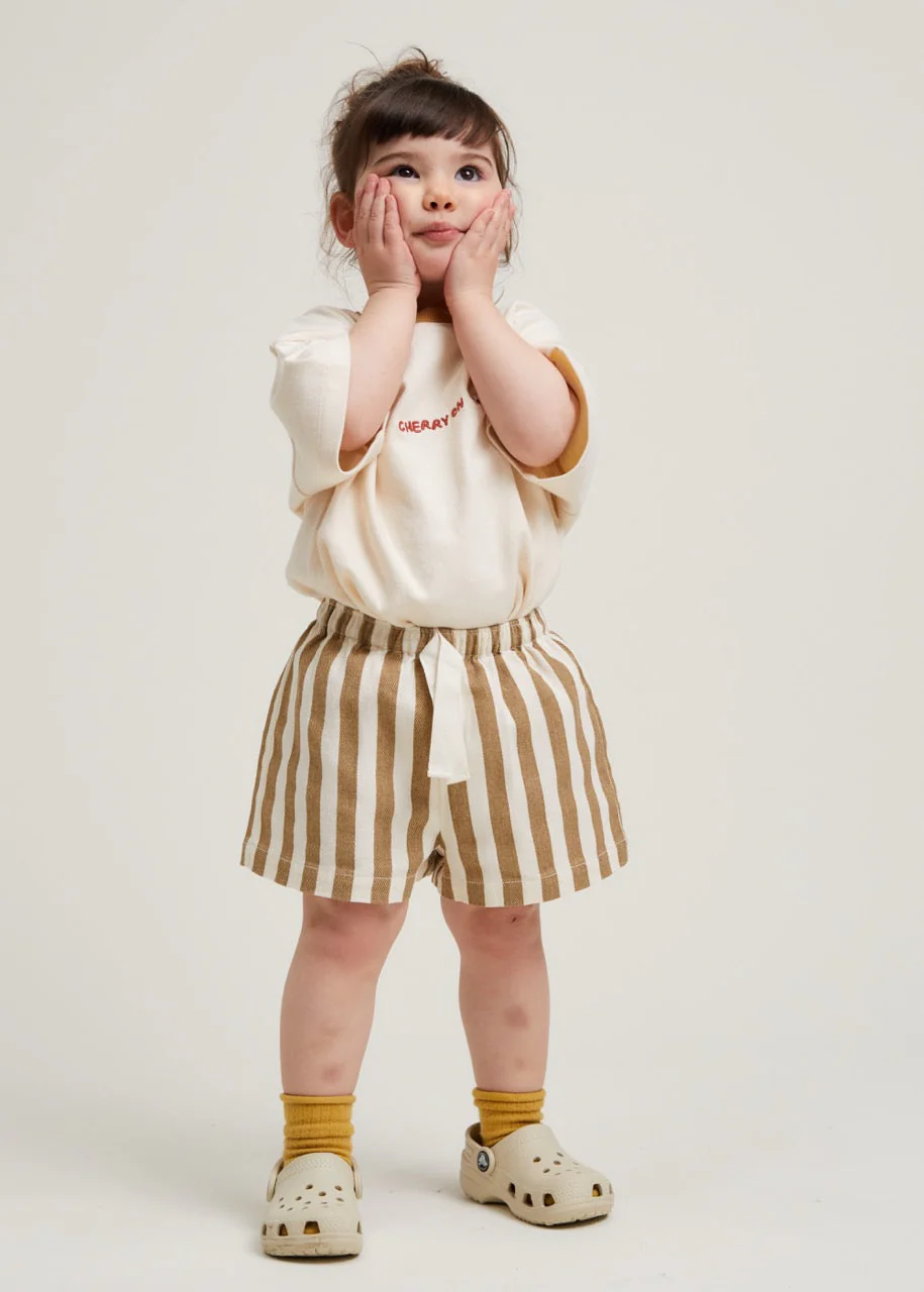 Harper Hazelnut Stripe Short - Image 5