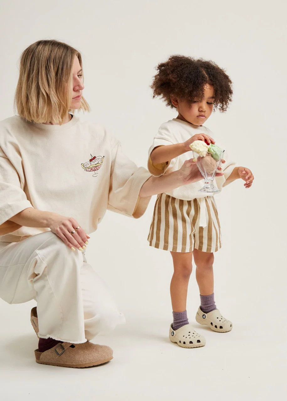 Harper Hazelnut Stripe Short - Image 6