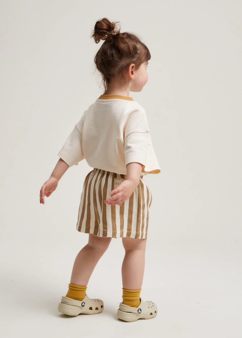 Harper Hazelnut Stripe Short - Image 7
