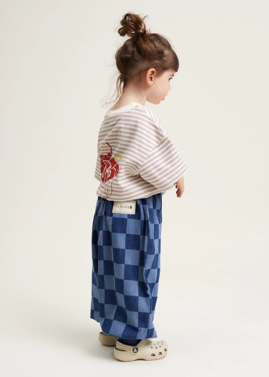 Lenni Lilac Stripe Tee - Image 4