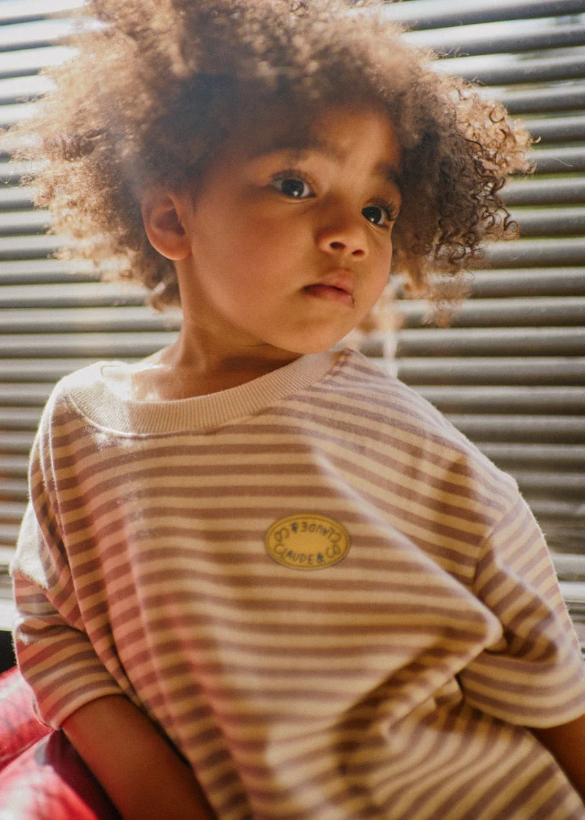 Lenni Lilac Stripe Tee - Image 6