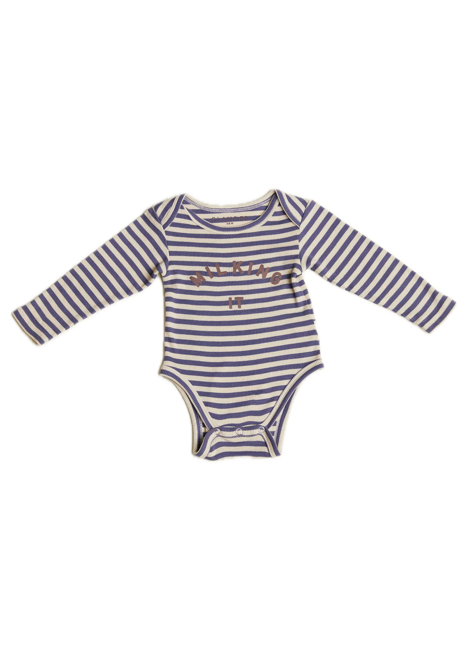Milking It Inky Stripe Bodysuit - Image 4