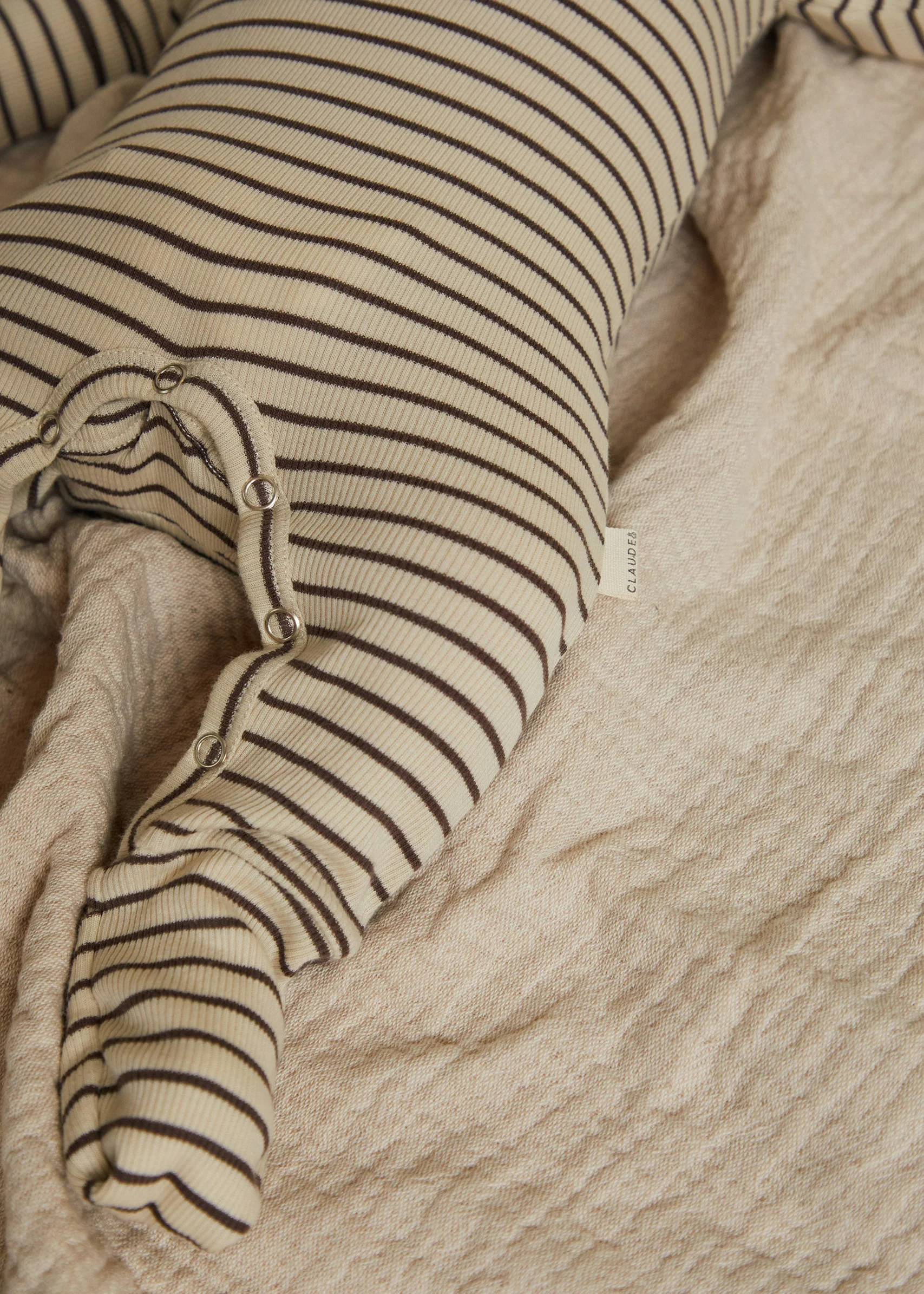 Milking It Onesie Coco Stripe - Image 2