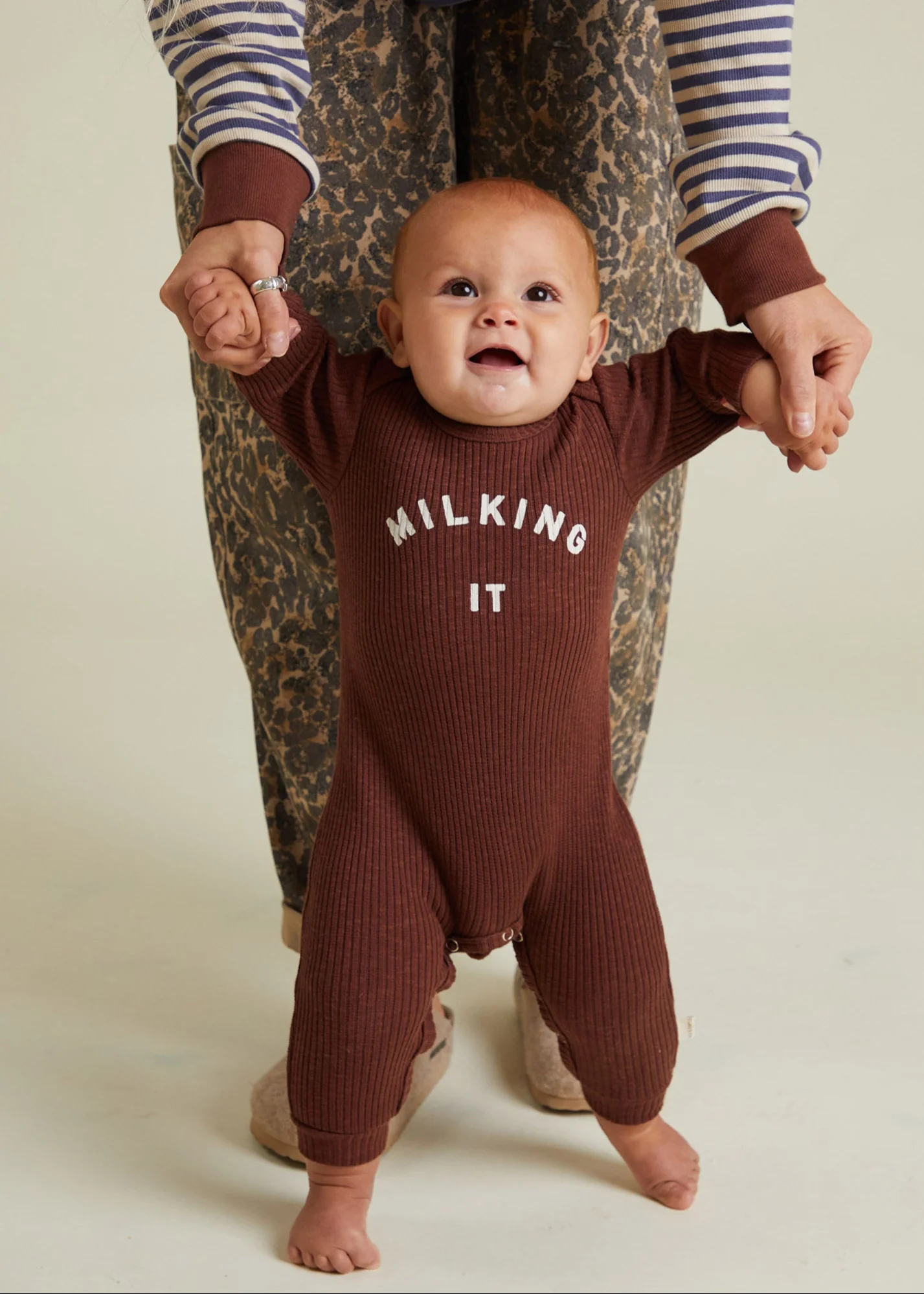 Milking It Onesie Plum - Image 3