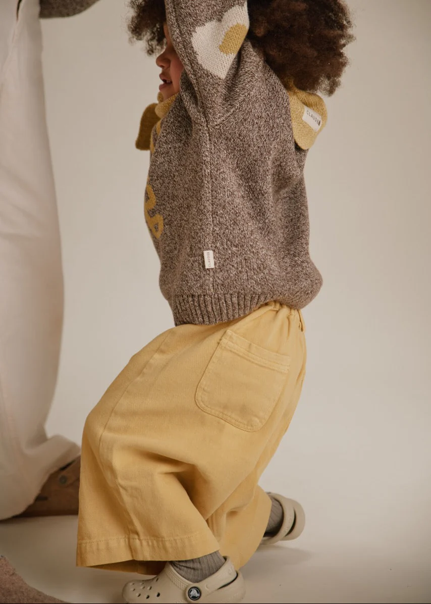 Sloan Honey Wide Leg Trouser