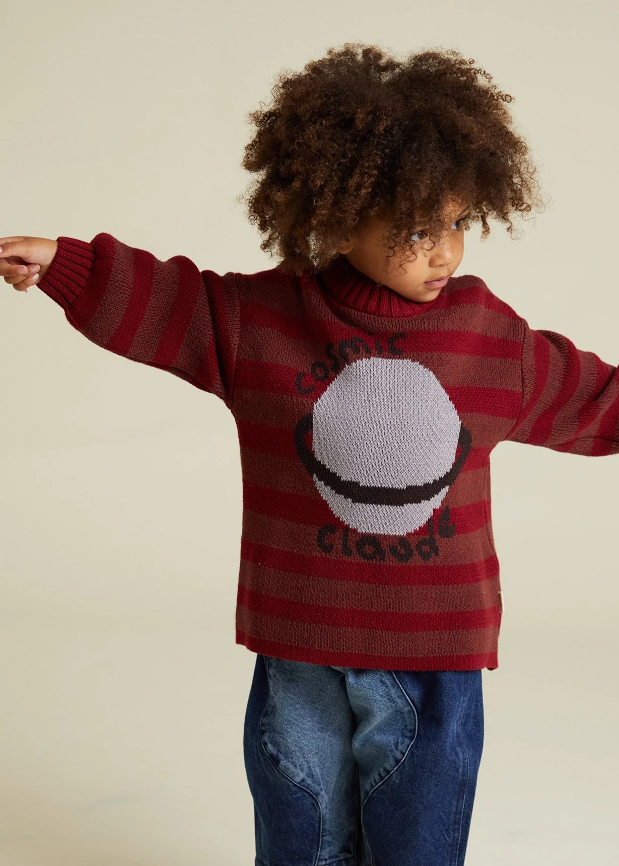 Saturn Maroon Sweater - Image 3