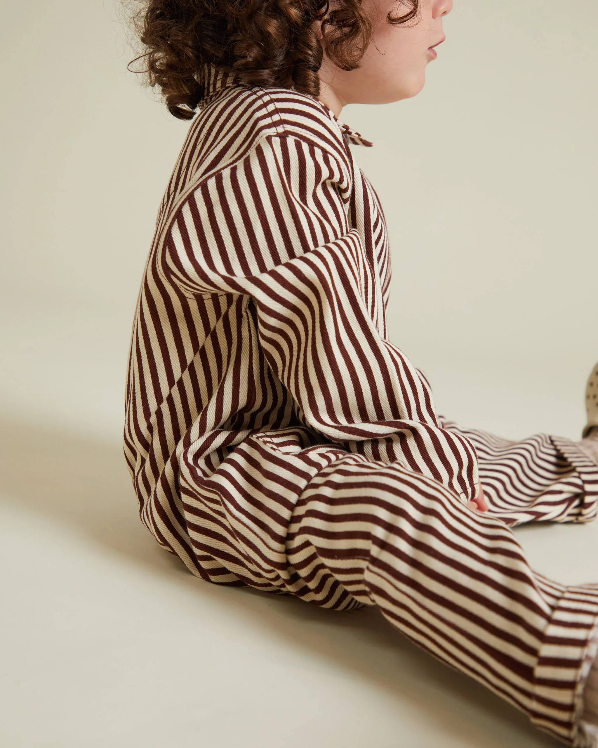 Syd Maroon Stripe Boilersuit - Image 3