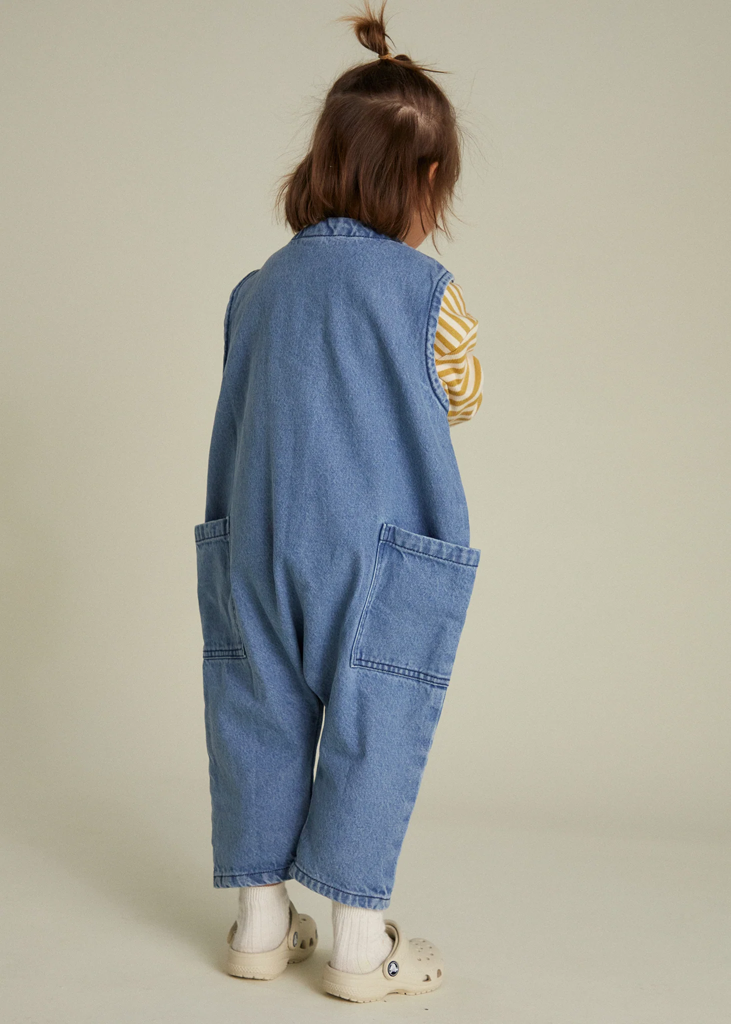 Wren Denim Sleeveless Overall - Image 3